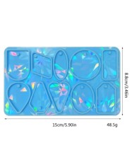 8,8cm x 15cm Hologramlı Anahtarlık Kalıbı - Kod:521