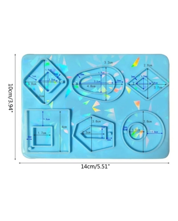 14cm x 10cm Hologramlı Anahtarlık Kalıbı - Kod:
