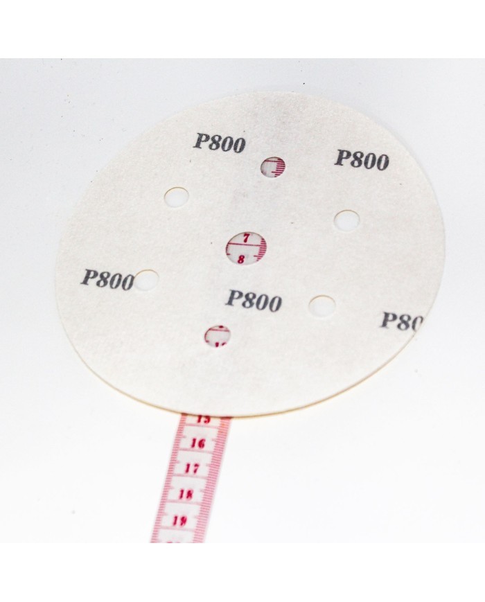 1 Adet - Karbosan ACR31/P800 - 7 Delikli - Sarı - Cırt Zımpara