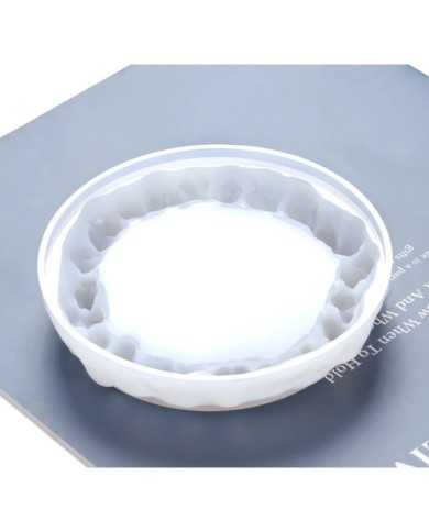 Kristal Köşeli Bardak Altlığı Silikon Kalıbı - Hobi Silikon Kalıbı -Kod:483