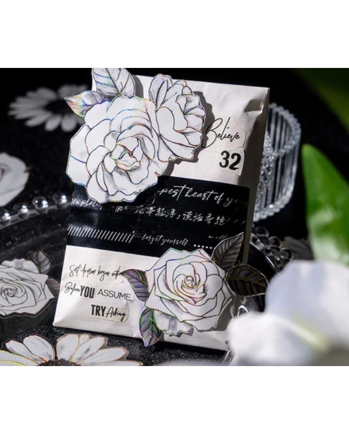 3D - Sticker Çiçek - 1 Paket