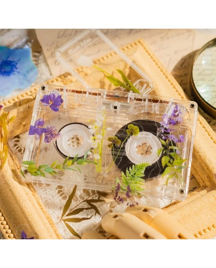 1 Paket - Mix Mor Çiçek Sticker