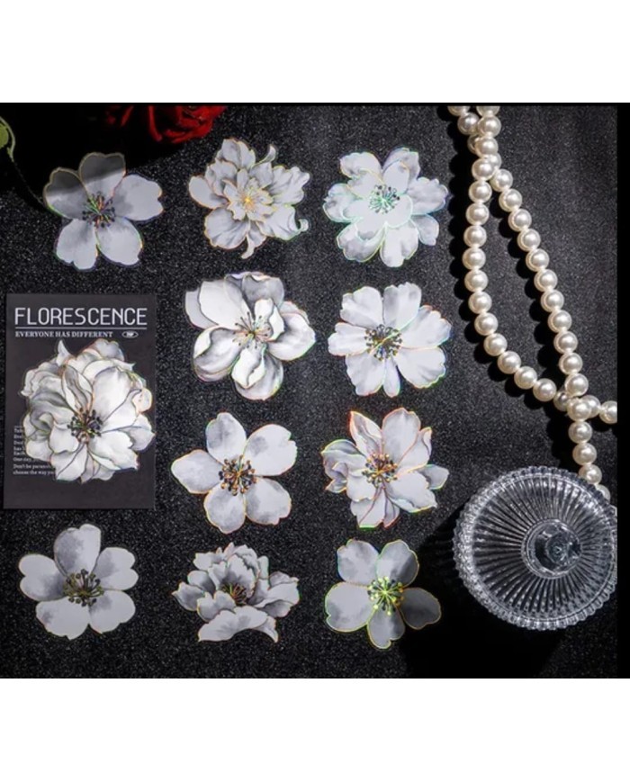 3D - Sticker Çiçek - 1 Paket