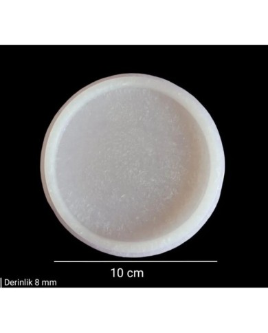 10cm - Tam Yuvarlak Bardak Altı Kalıbı