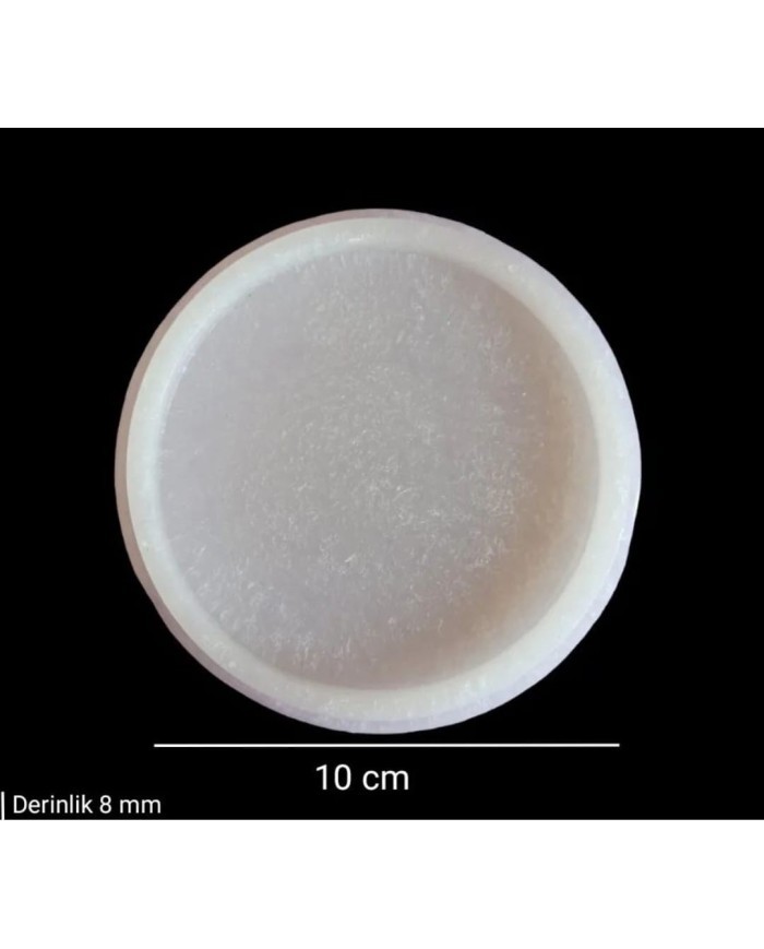 10cm - Tam Yuvarlak Bardak Altı Kalıbı