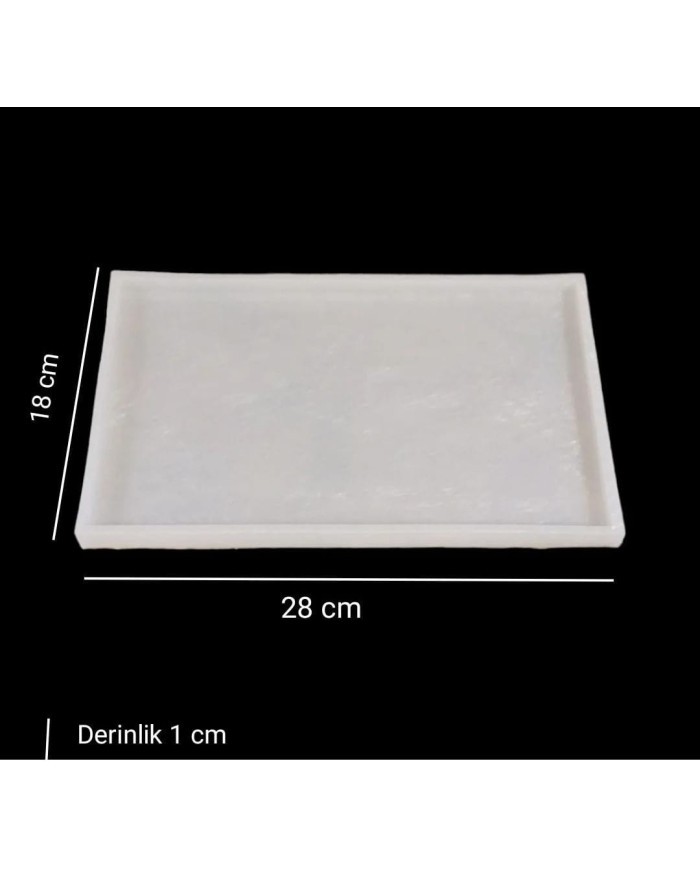 28x18 cm - Dikdörtgen Tepsi Kalıbı
