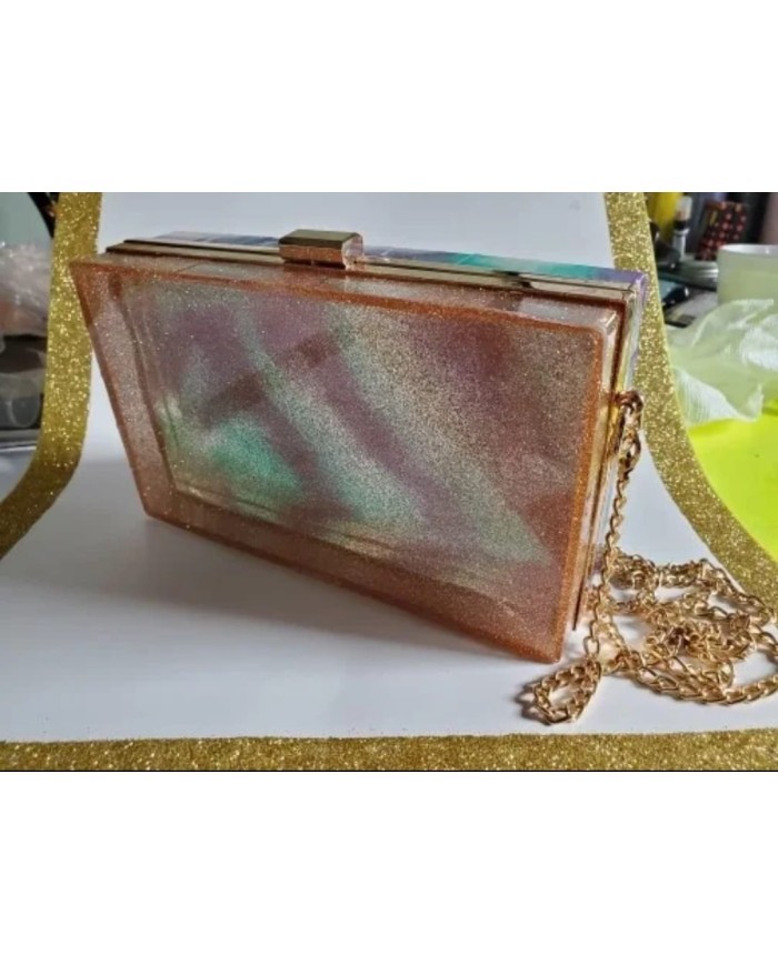 Reçine Epoksi Çanta Kasası 19x11 cm