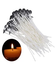 Mum Fitili Hazır Kopçalı -15 Cm - 25 Adet