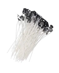 Mum Fitili Hazır Kopçalı -15 Cm - 25 Adet