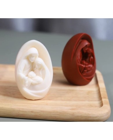 Aile Mum Kalıbı Model:1 - Hobi Silikon Kalıbı - Kod:1105