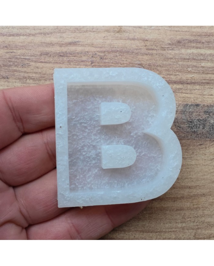 Tekli Harf Epoksi Reçine Kalıbı - B