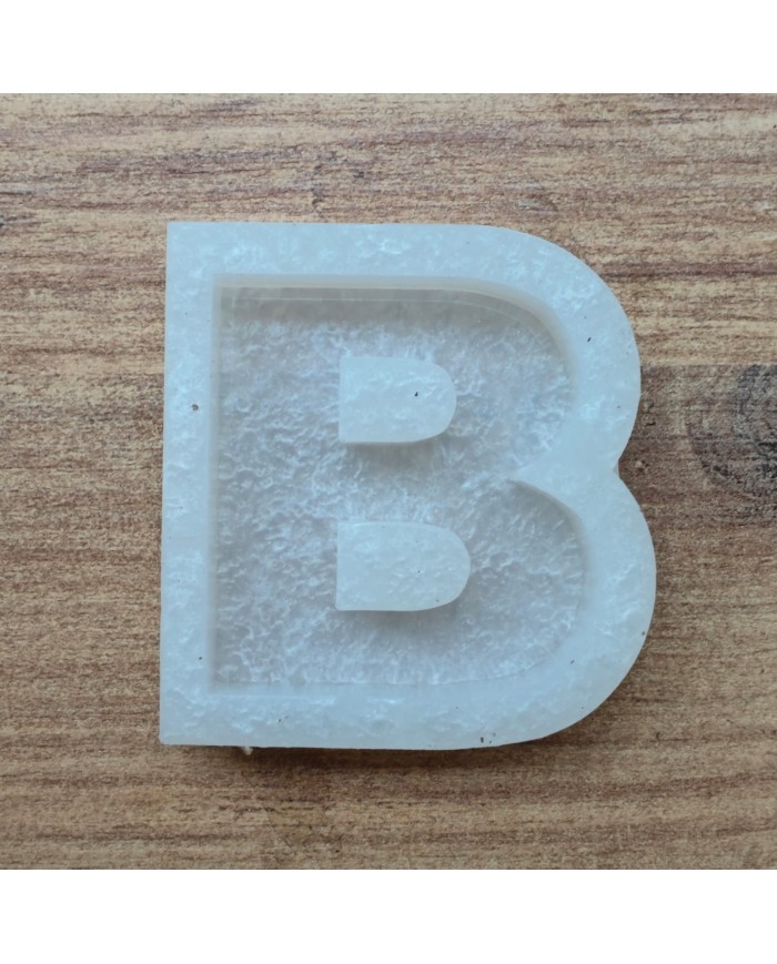 Tekli Harf Epoksi Reçine Kalıbı - Ç