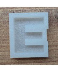 Tekli Harf Epoksi Reçine Kalıbı - E