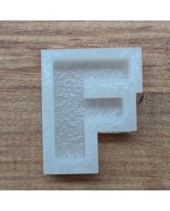 Tekli Harf Epoksi Reçine Kalıbı - F
