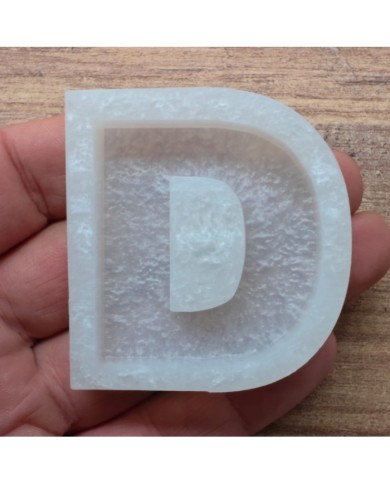 Tekli Harf Epoksi Reçine Kalıbı - F