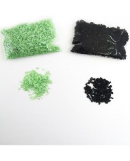 Kırık Taş Deliksiz Yeşil Siyah 25 gr