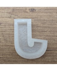Tekli Harf Epoksi Reçine Kalıbı - J