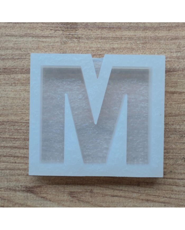 Tekli Harf Epoksi Reçine Kalıbı - M