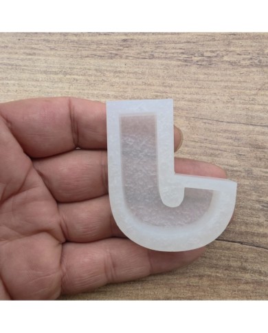 Tekli Harf Epoksi Reçine Kalıbı - M