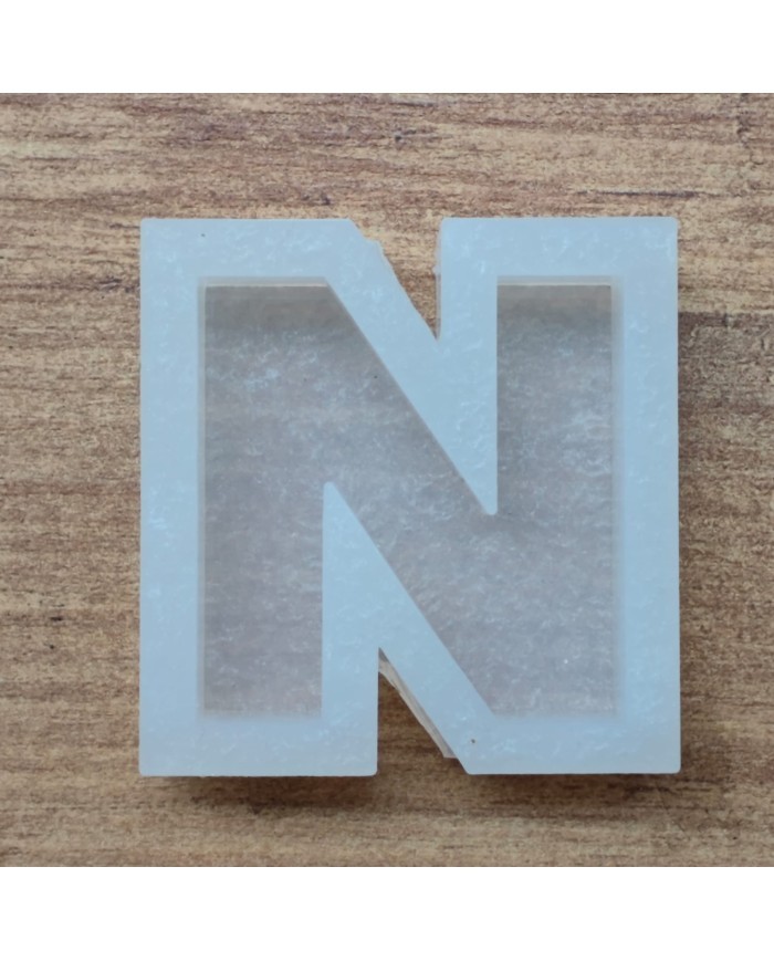 Tekli Harf Epoksi Reçine Kalıbı - N