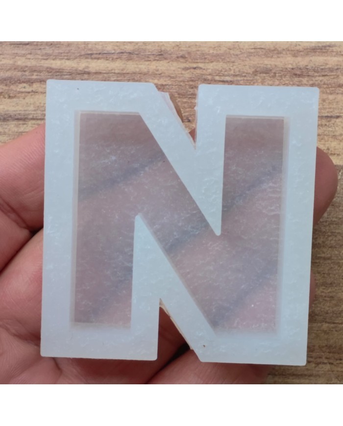 Tekli Harf Epoksi Reçine Kalıbı - N