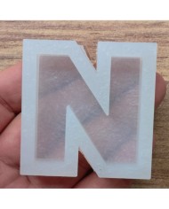 Tekli Harf Epoksi Reçine Kalıbı - N