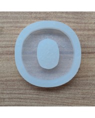 Tekli Harf Epoksi Reçine Kalıbı - O