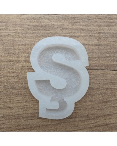 Tekli Harf Epoksi Reçine Kalıbı - U