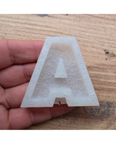 Tekli Harf Epoksi Reçine Kalıbı - Ü