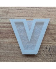 Tekli Harf Epoksi Reçine Kalıbı - V