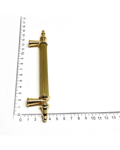 Tepsi Epoksi Kalıp Kulpu  - Metal Tırtıklı Siyah