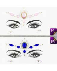 Yüz Taşları Mavi, Beyaz Pembe