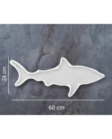 5 Adet Köpek Balığı - Epoksi Reçine - Beton Silikon Kalıbı SN31- Kod: