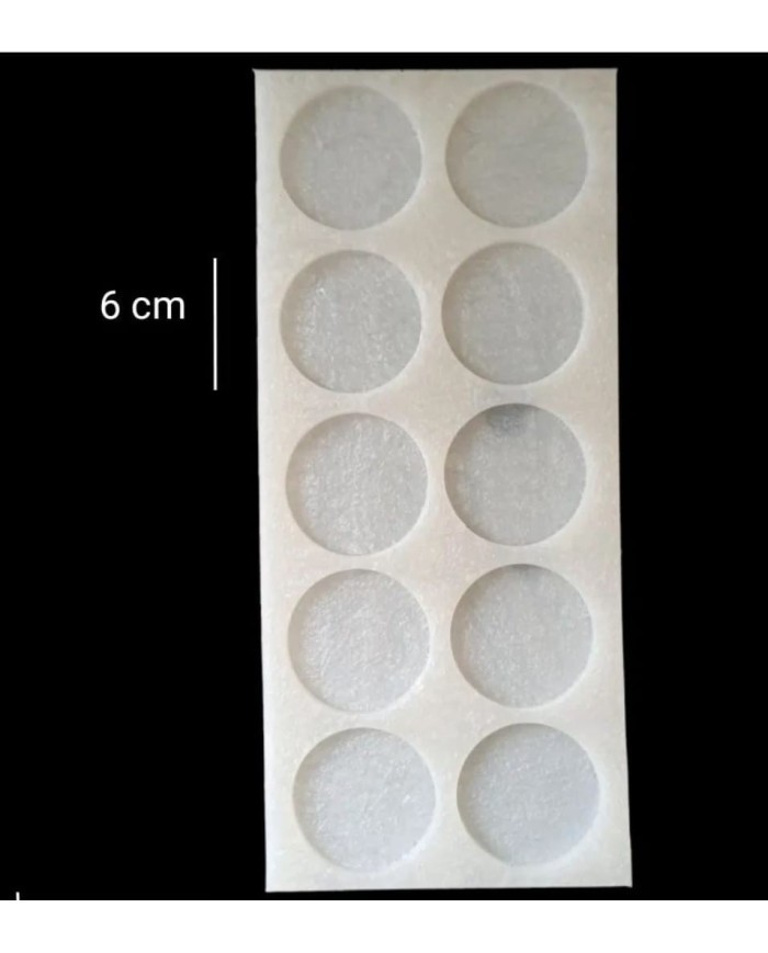 5 Adet 6cm - 10lu Yuvarlak Magnet Kalıbı