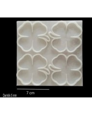 5 Adet Dörtlü Yonca Magnet Kalıbı - Hobi Silikon Kalıbı