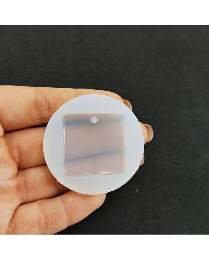 5 Adet Reçine Epoksi Kalıp - Kare - 25 mm  E5