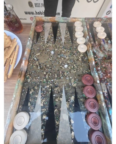 DALGALI SİLİKON KALIP MOLD MODELİ SATRANÇ  50X50