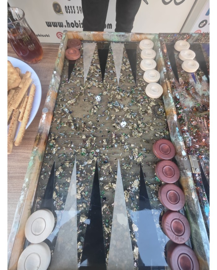 DALGALI SİLİKON KALIP MOLD MODELİ SATRANÇ  50X50