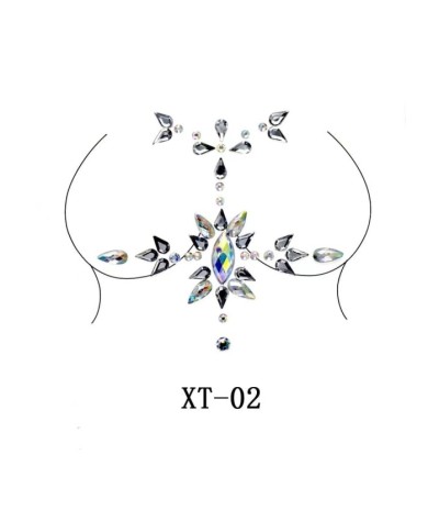 YAPIŞKANLI VÜCUT TAŞI GÖĞÜS ARASI MODEL XT 02