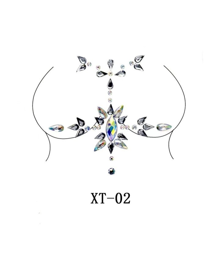 YAPIŞKANLI VÜCUT TAŞI GÖĞÜS ARASI MODEL XT 02