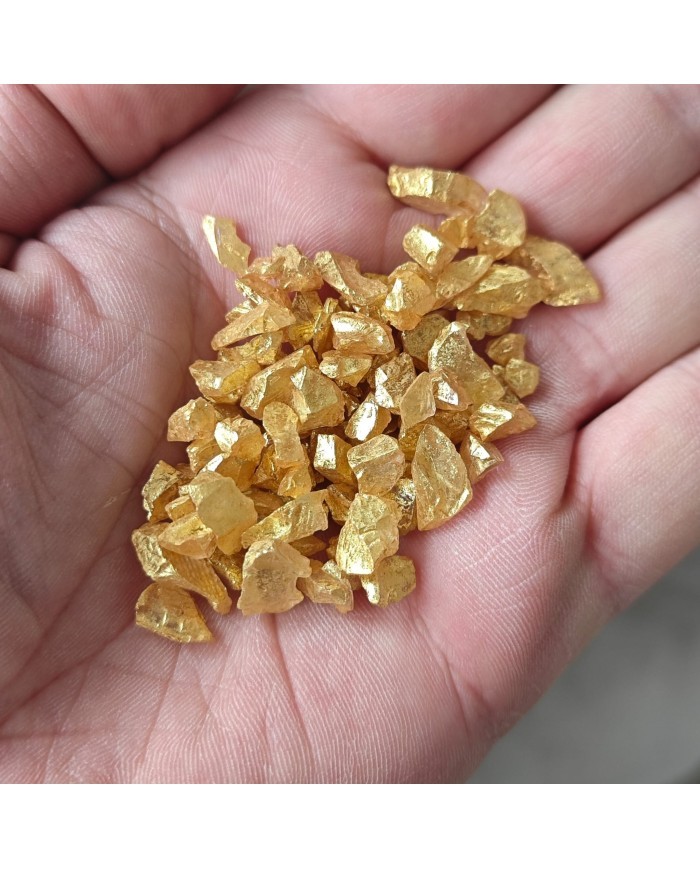 Yerli Cam Kırığı - Gold - 250 Gram