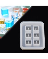 Reçine Epoksi Kalıp 16mm  Kare Boncuk -Kod:100