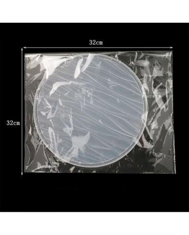 Büyük Daire Tepsi Reçine Epoksi Kalıp - 300mm - Kod:1111