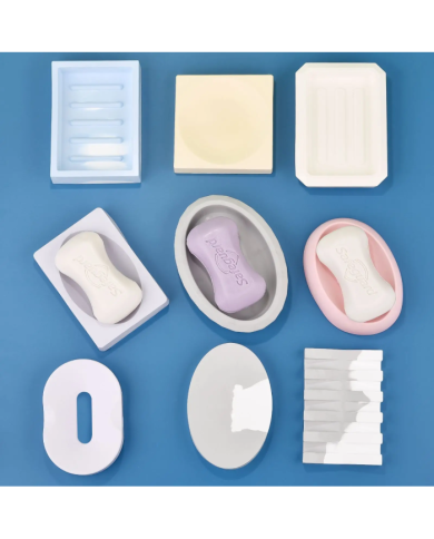 Oval Sabun Reçine Epoksi,Sabun ve Mum Kalıbı -Kod:1117