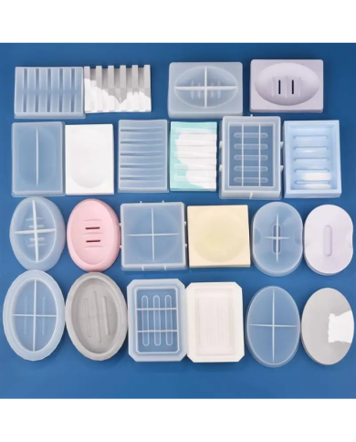 Oval Sabun Reçine Epoksi,Sabun ve Mum Kalıbı -Kod:1117