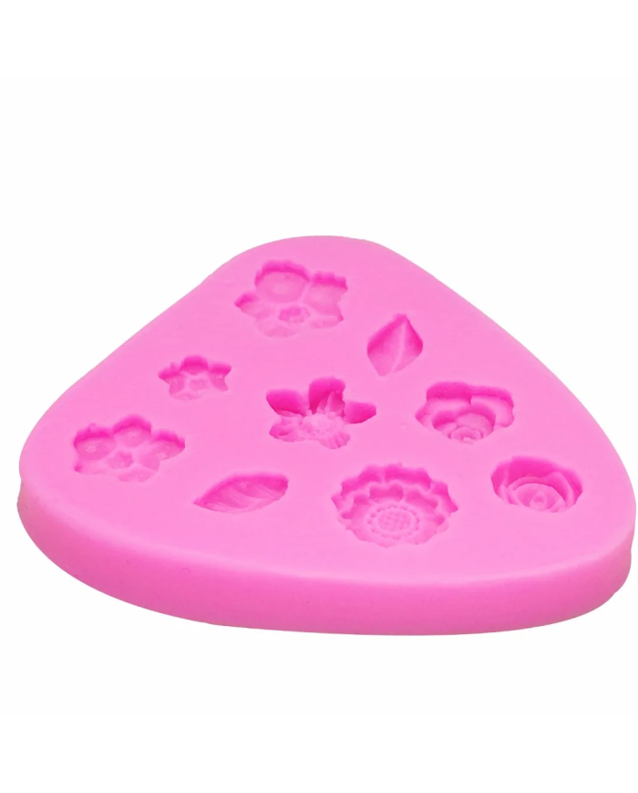 Çiçek Silikon Kalıp - Hobi Silikon Kalıbı -Kod:1128