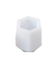 Altıgen Şekilli kalemlik- Hobi Silikon Kalıbı -Kod:1139