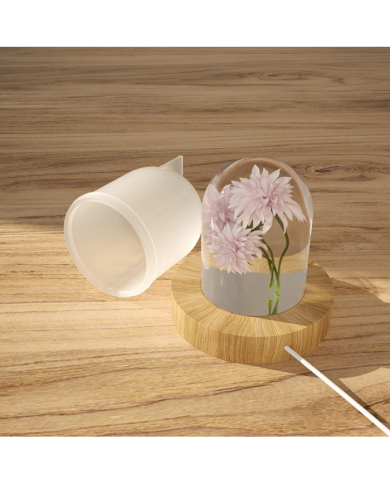 Abajur Epoksi ve Mum Kalıbı - Hobi Silikon Kalıbı -Kod:1148