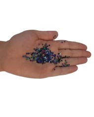 Epoksi Süsleme Glitter Pul Altıgen Füme-5 gr
