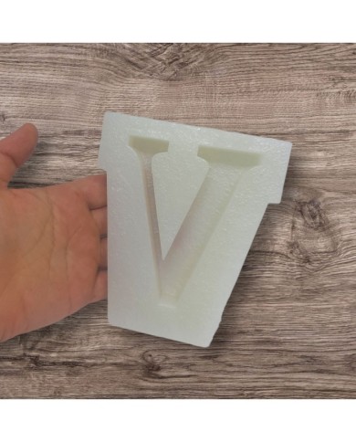V Harfi Epoksi Beton Mum Kalıp - L Boy